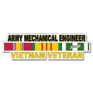 US Army Mechanical Engineer Vietnam Veteran Window Strip Decal Sticker 