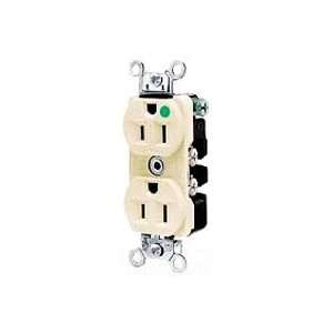  Hubbell HBL8200ILI Receptacle, Lighted Duplex, 15A, 125V 