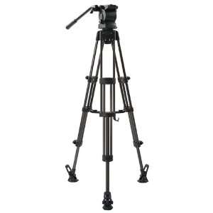  Libec RS 250 2 Stage Aluminum Tripod System with Mid Level 