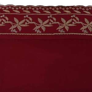   DURABLE EASY CARE LIGHTWEIGHT 500T MICROFIBER KING SIZE BURGUNDY