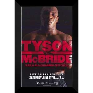  Mike Tyson vs Kevin McBride 27x40 FRAMED Boxing Poster 