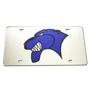  Georgia State Panthers Inlaid Mirror License Plate Panther 