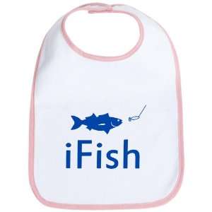  Baby Bib Petal Pink iFish Fishing Fisherman Everything 