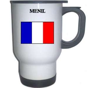  France   MENIL White Stainless Steel Mug Everything 