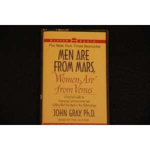 Men Are From Mars, Women Are From Venus; Harper Audio Cassette (The 