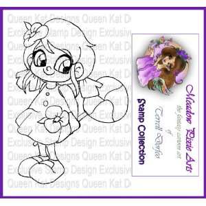  Candy Girl Unmounted Rubber Stamp 