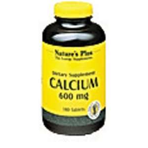  Natures Plus   Calcium, 600mg, 180 capsules Health 