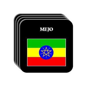  Ethiopia   MEJO Set of 4 Mini Mousepad Coasters 