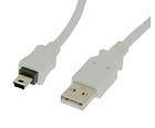 Short White USB Computer Link/Data Cable Cord for Fisher Price Kid 