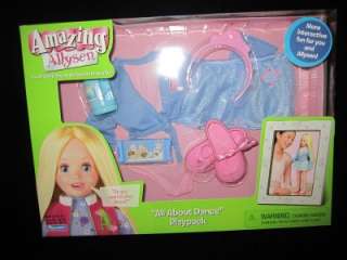 AMAZING ALLYSEN ~ INTERACTIVE DANCING CLOTHES PLAYSET ~ NEW  
