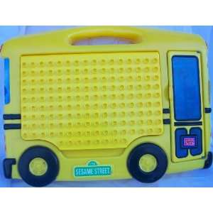   Mega Blocks, Yellow School Bus with Blocks Vintage Toy Toys & Games