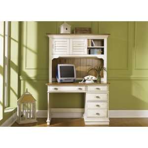 LIBERTY OCEAN ISLE YOUTH DESK & CHEST SET BISQUE NATURAL PINE ANTIQUE 