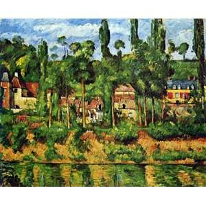  Oil Painting Chateau du Medan Paul Cezanne Hand Painted 