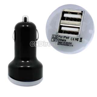 New Useful Dual Ports USB Car Charger Adapter for iPad iPhone 4G iPod 