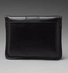  JUICY COUTURE Leather Gemlock iPad Sleeve Case Clutch Black  