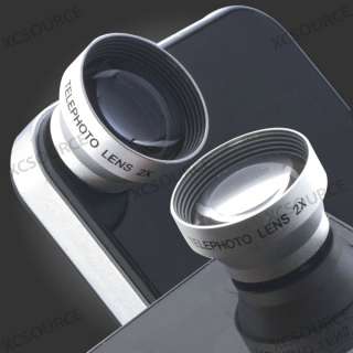 2x Telephoto Lens magnetic mount for Apple iPhone 4 4S ipad iPod Touch 