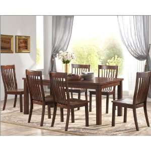  7pc Dining Set in Light Cherry MCFD4600