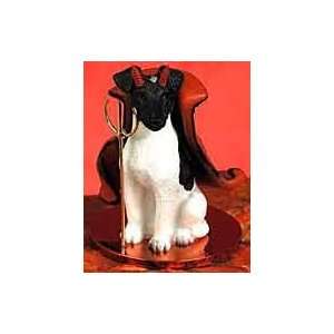  Fox Terrier Devil Figure   Black / White Toys & Games
