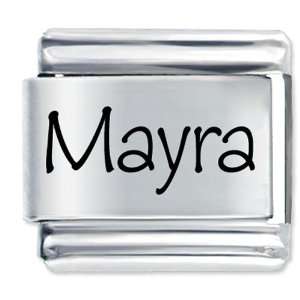  Name Mayra Italian Charms Bracelet Link Pugster Jewelry