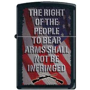   to Bear Arms Shall not be Infringed Flag Lighter