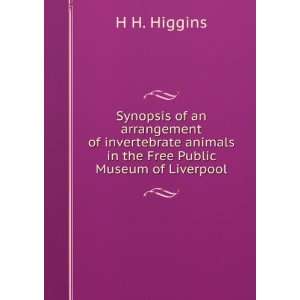  Synopsis of an arrangement of invertebrate animals in the 