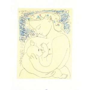  La Grande Maternite, 1963 by Pablo Picasso, 36x25