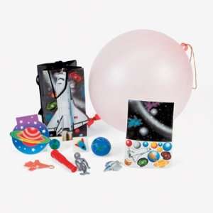  8 Outer Space Filled Treat Bags   Party Favor & Goody Bags 