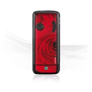  Design Skins for Sony Ericsson W200i   Red Rose Design 