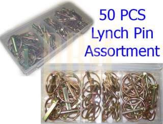 50 PCS Lynch Pin Assortment Tractor Attachment  