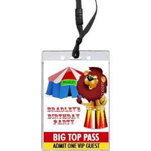  Circus VIP Pass Invitation