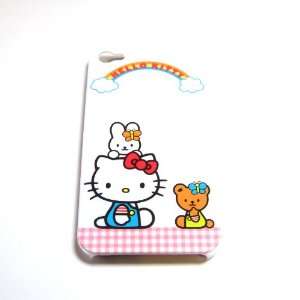  Hello Kitty happy White Snap On Hard Case Cover for iphone 