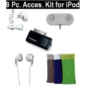  9 Pc. Combo Pack for iPod Touch ipod Video Nano 1G 2G 3G 