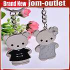 CUTE Lovely Bear Lover Couple Key ring Key Chain Fob for Valentines 
