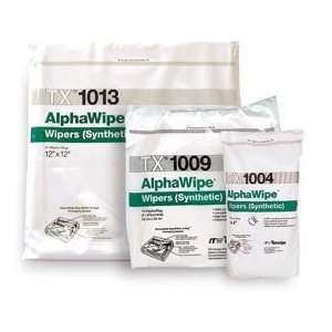 ITW Texwipe AlphaWipe Polyester Wipers, Size 4 x 4 in.; Stacked 