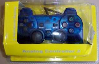 NEW Blue Analog shock Controller control Pad for PlayStation 2 PS2 
