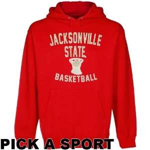  Jacksonville State Gamecocks Legacy Pullover Hoodie   Red 