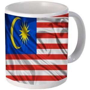  Rikki Knight Malaysia Flag Photo Quality 11 oz Ceramic 