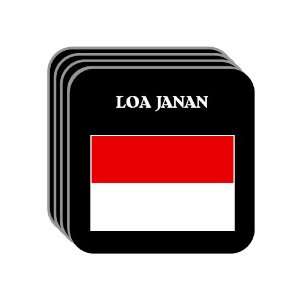  Indonesia   LOA JANAN Set of 4 Mini Mousepad Coasters 