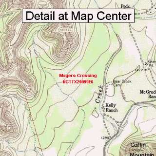  USGS Topographic Quadrangle Map   Magers Crossing, Texas 