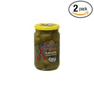 Best Maid Xtreme Sour Pickle Bitez 24oz Jar (Pack of 2)  
