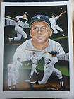 MICKEY MANTLE Home Run Hero Danny Day Lithograph Autographed  