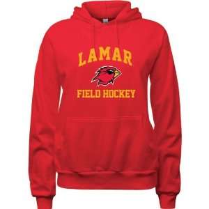  Lamar Cardinals Red Womens Field Hockey Arch Hooded 