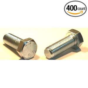 M8 X 50 Metric Hex Cap Screws / DIN933 / Gr. 8.8 / Zinc / Full Thread 