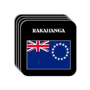  Cook Islands   RAKAHANGA Set of 4 Mini Mousepad Coasters 