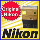 Original Nikon EN EL14 Rechargeable 1030mAh Battery For D5100 D3100 