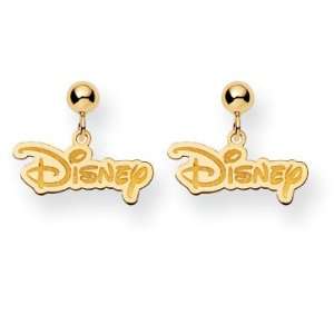  14k Disney Disney Logo Earrings Jewelry
