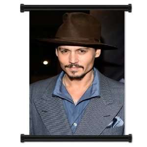  Johnny Depp Fabric Wall Scroll Poster (16x24) Inches 