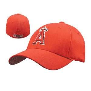  Anaheim Angels Youth Flexfit Shortstop Cap (Red) Sports 