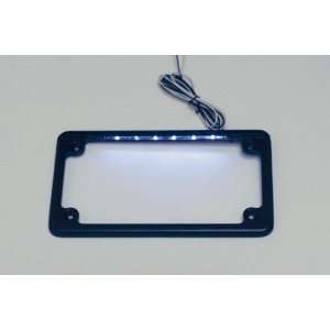   Dynamics LED License Plate Frame   Black LPF HRZ B LP Automotive