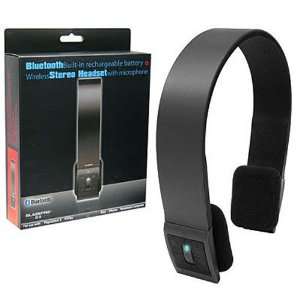    (Black) Bluetooth Stereo Headset w/ Microphone (Black) Electronics